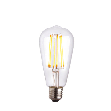 Endon Lighting - 93025 - Endon Lighting 93025 E27 LED filament pear Un-Zoned Accessories Clear glass Dimmable