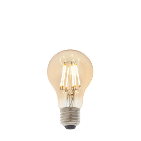 Endon Lighting - 93028 - Endon Lighting 93028 E27 LED filament GLS Un-Zoned Accessories Amber glass Dimmable