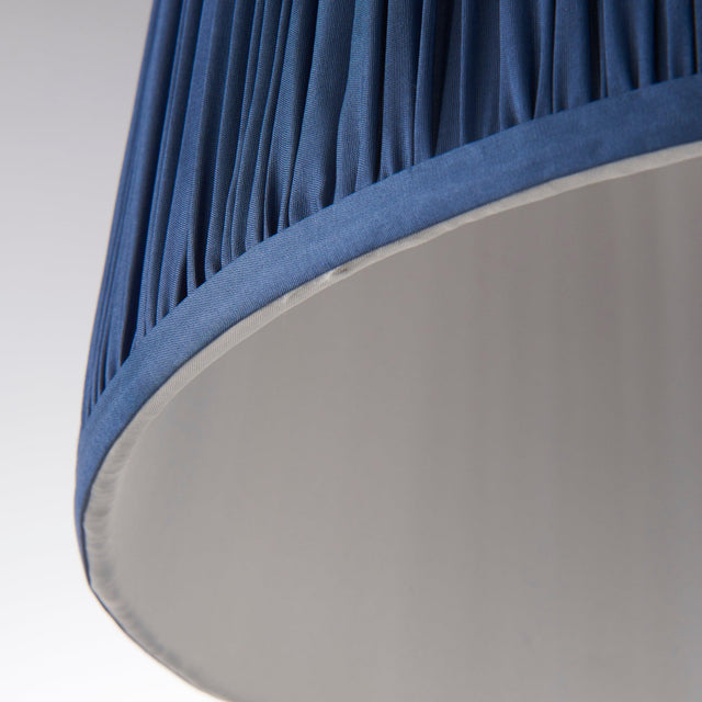 Endon Lighting - 94384 - Endon Lighting 94384 Wentworth Indoor Lamp Shades Midnight blue silk Not applicable