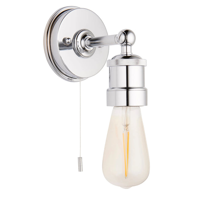 Endon Lighting - 95505 - Endon Lighting 95505 Miller 1lt Wall Bathroom light fitting Chrome plate