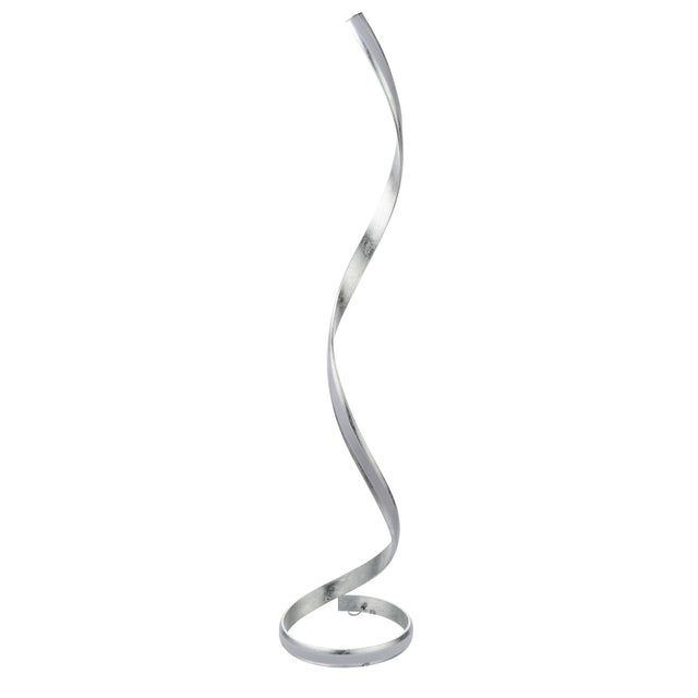 Endon Lighting - 95843 - Endon Lighting 95843 Aria Indoor Floor Lamps Silver leaf & white acrylic Non-dimmable