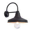 Endon Lighting - 95899 - Endon Lighting 95899 Farmhouse Outdoor Wall Light Textured black & clear glass Dimmable