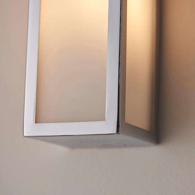 Endon Lighting - 96137 - Endon Lighting 96137 Newham Bathroom Wall Light Chrome plate & frosted glass Dimmable