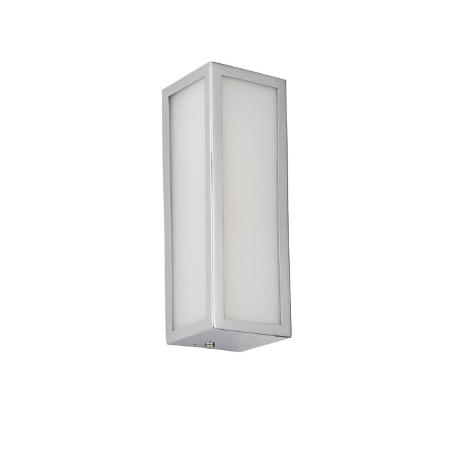 Endon Lighting - 96219 - Endon Lighting 96219 Newham Bathroom Wall Light Chrome plate & frosted glass Dimmable