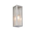 Endon Lighting - 96221 - Endon Lighting 96221 Newham Bathroom Wall Light Chrome plate & clear ribbed glass Dimmable