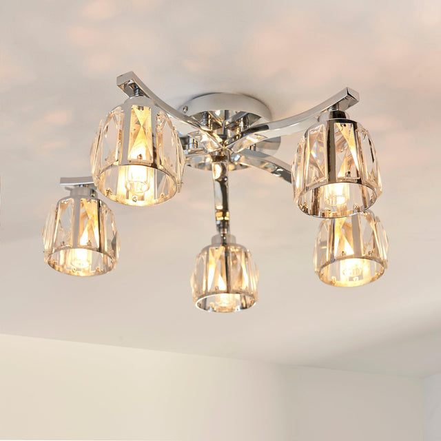 Endon Lighting - 96454 - Semi Flush Light