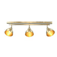 Endon Lighting - 96801 - Endon Lighting 96801 Wyatt Indoor Spot Light Antique brass plate Dimmable