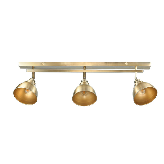 Endon Lighting - 96801 - Endon Lighting 96801 Wyatt Indoor Spot Light Antique brass plate Dimmable