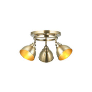 Endon Lighting - 96802 - Endon Lighting 96802 Wyatt Indoor Spot Light Antique brass plate Dimmable