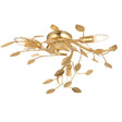 Endon Lighting - 96831 - Endon Lighting 96831 Linette 3lt Flush Indoor light fitting Gold leaf