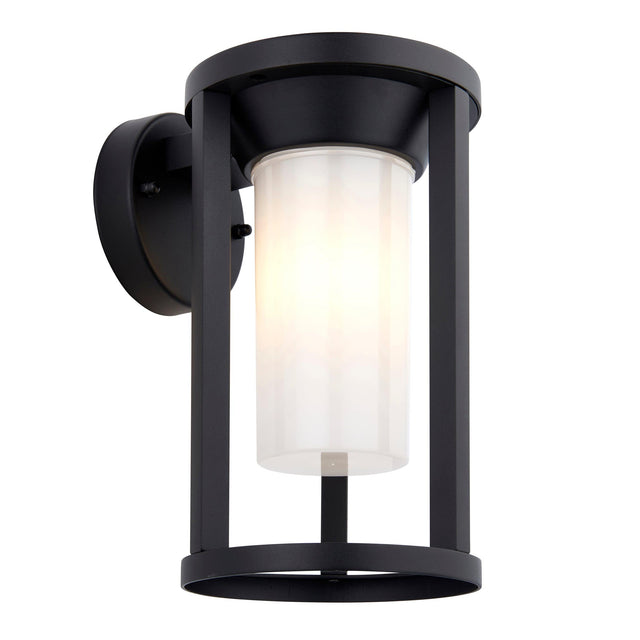 Endon Lighting - 96916 - Endon Lighting 96916 Braden Outdoor Wall Light Textured black & white pc Dimmable