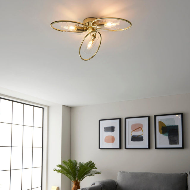 Endon Lighting - 97228 - Semi Flush Light