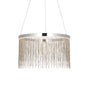 Endon Lighting - 97368 - Endon Lighting 97368 Zelma CCT Indoor Pendant Light Chrome plate & silver effect chain Dimmer included