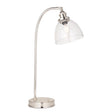 Endon Lighting - 97590 - Endon Lighting 97590 Hansen 1lt Table Indoor light fitting Bright nickel plate & clear glass