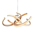 Endon Lighting - 97614 - Endon Lighting 97614 Lorenzo Indoor Pendant Light Satin gold paint & clear acrylic Dimmable