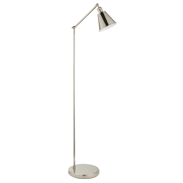 Endon Lighting - 97835 - Endon Lighting 97835 Hal 1lt Floor Indoor light fitting Bright nickel plate