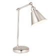 Endon Lighting - 97836 - Endon Lighting 97836 Hal 1lt Table Indoor light fitting Bright nickel plate