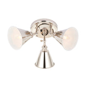 Endon Lighting - 97838 - Endon Lighting 97838 Hal 3lt Spot Indoor light fitting Bright nickel plate