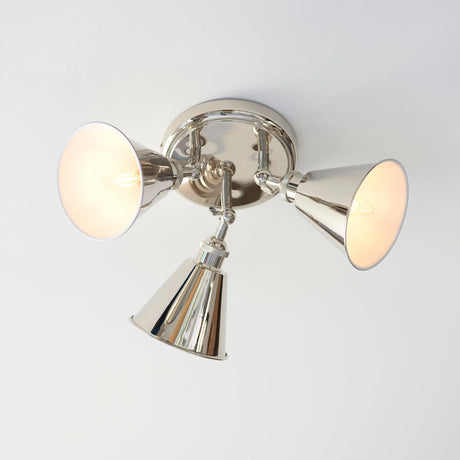 Endon Lighting - 97838 - Endon Lighting 97838 Hal 3lt Spot Indoor light fitting Bright nickel plate