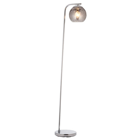 Endon Lighting - 97978 - Endon Lighting 97978 Dimple Indoor Floor Lamps Chrome plate & smoked mirror glass Non-dimmable