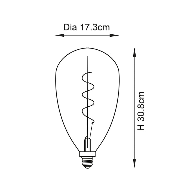 Endon Lighting - 98082 - Endon Lighting 98082 Wisp Un-Zoned Accessories Smoked glass Non-dimmable