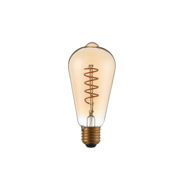 Endon Lighting - 98144 - Endon Lighting 98144 Twist Un-Zoned Accessories Amber glass Dimmable