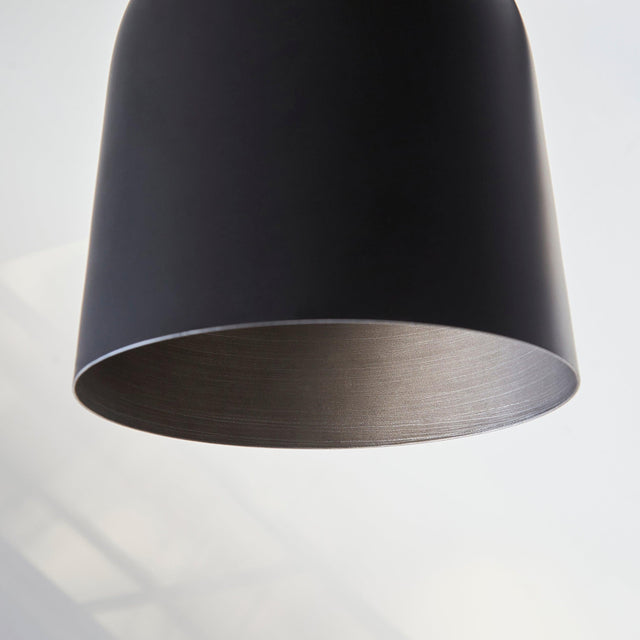 Endon Lighting - 98424 - Endon Lighting 98424 Lazenby Indoor Pendant Light Matt black & aged pewter paint Dimmable