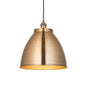 Endon Lighting - 98744 - Endon Lighting 98744 Franklin Indoor Pendant Light Antique brass plate Dimmable