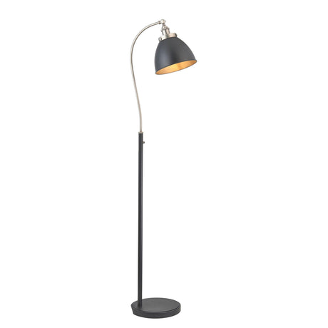 Endon Lighting - 98753 - Endon Lighting 98753 Franklin Indoor Floor Lamps Aged pewter plate & matt black paint Non-dimmable