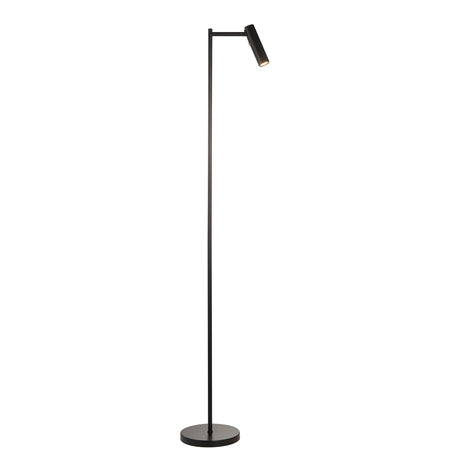 Endon Lighting - 99772 - Endon Lighting 99772 Dedicated Reader Indoor Floor Lamps Matt black Step dimmable