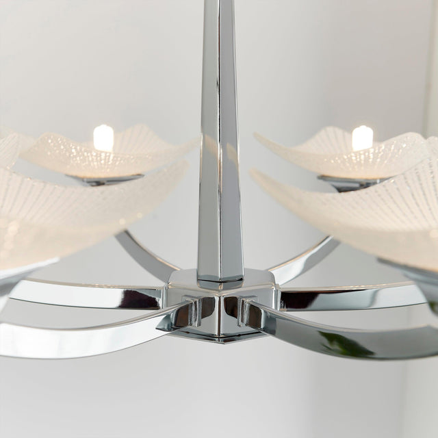 Endon Lighting - AYRES-6CH - Semi flush Light