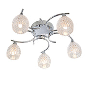 Endon Lighting - BOYER-5CH - Semi flush Light