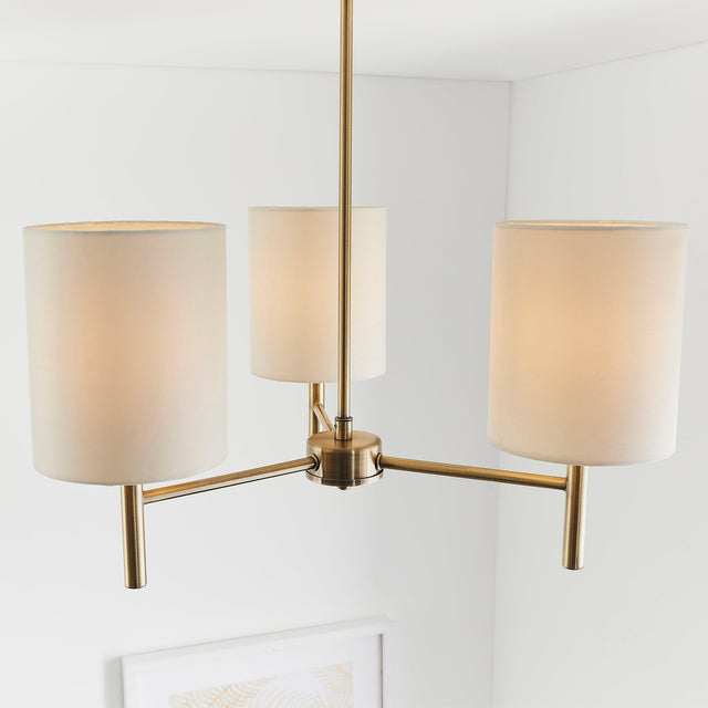 Endon Lighting - BRIO-3AB - Semi flush Light