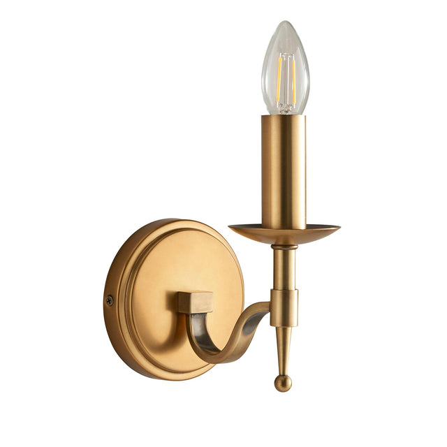 Endon Lighting - CA1W1B - Endon Interiors 1900 Range CA1W1B Indoor Wall Light 6W LED E14 Dimmable