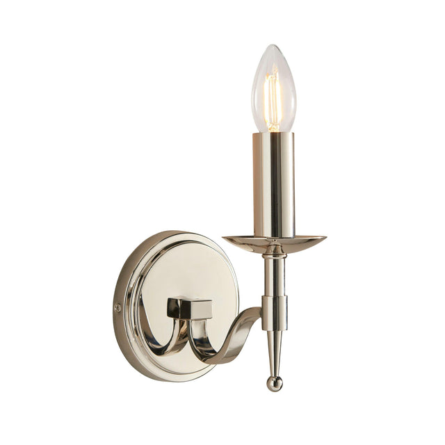 Endon Lighting - CA1W1N - Endon Interiors 1900 Range CA1W1N Indoor Wall Light 6W LED E14 Dimmable