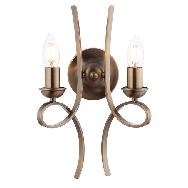 Endon Lighting - CA7W2BB - Wall Lights