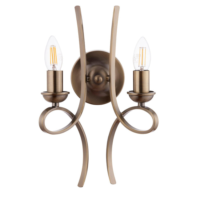 Endon Lighting - CA7W2BB - Wall Lights