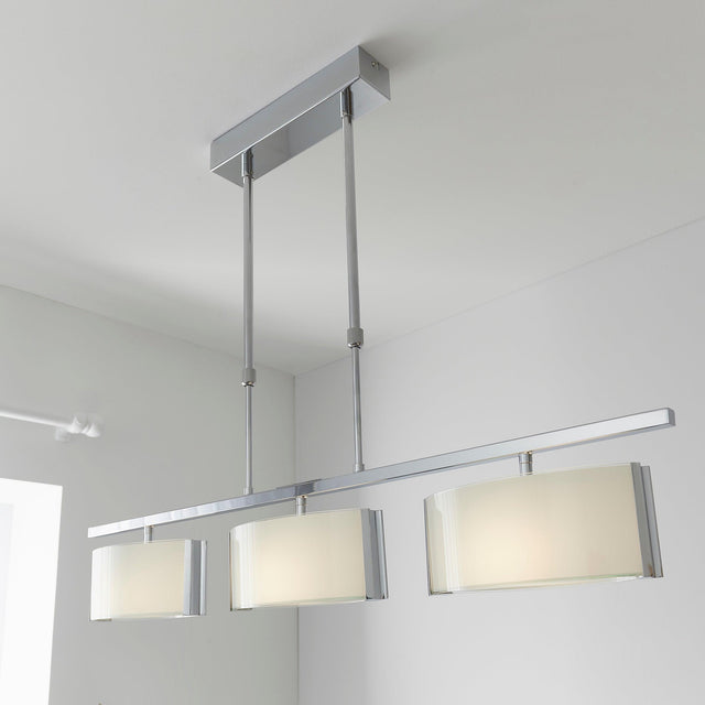 Endon Lighting - CLEF-BAR-3CH - Semi flush Light