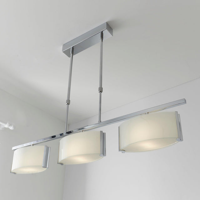 Endon Lighting - CLEF-BAR-3CH - Semi flush Light