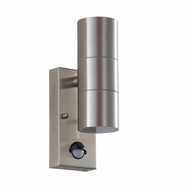 Endon Lighting - EL-40062 - Endon Lighting EL-40062 Canon Outdoor Wall Light Polished stainless steel & clear glass Non-dimmable