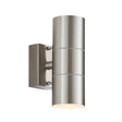 Endon Lighting - EL-40095 - Endon Lighting EL-40095 Canon Outdoor Wall Light Polished stainless steel & clear glass Dimmable