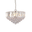 Endon Lighting - FARGO-14CH - Endon Lighting FARGO-14CH Fargo Indoor Pendant Light Chrome plate & clear acrylic Dimmable