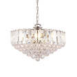 Endon Lighting - FARGO-18CH - Endon Lighting FARGO-18CH Fargo Indoor Pendant Light Chrome plate & clear acrylic Dimmable