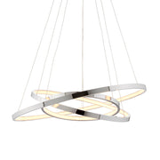 Endon Lighting - KLINE-3CH - Endon Lighting KLINE-3CH Kline Indoor Pendant Light Chrome plate & frosted acrylic Non-dimmable