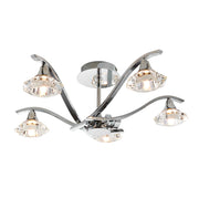 Endon Lighting - LANGELLA-5CH - Semi flush Light