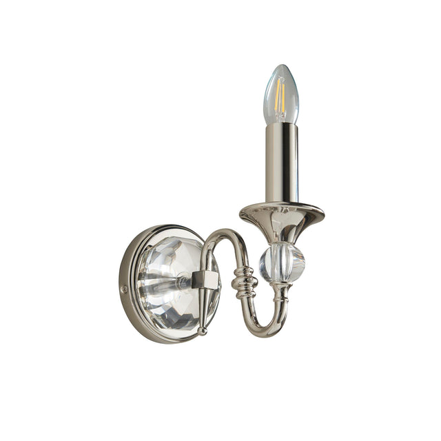 Endon Lighting - LX124W1N - Endon Interiors 1900 Range LX124W1N Indoor Wall Light 6W LED E14 Dimmable