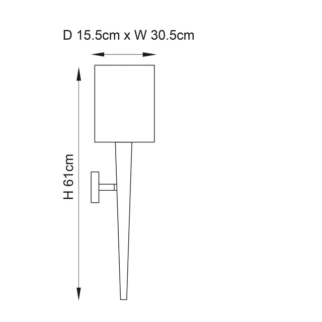 Endon Lighting - MORETO-1WBCH - Wall Lights