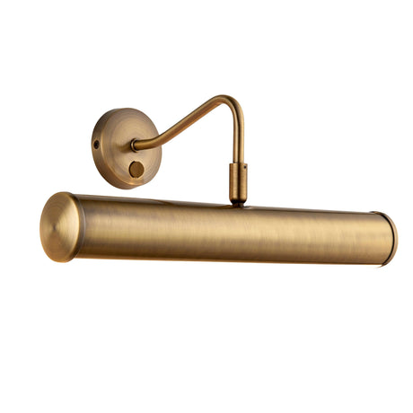 Endon Lighting - PL350-E14-SWAN - Endon Lighting PL350-E14-SWAN Turner Indoor Wall Light Antique brass plate Dimmable