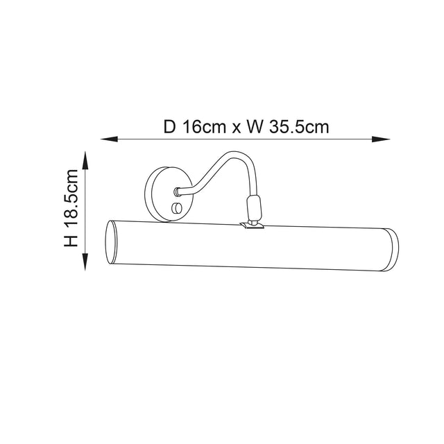 Endon Lighting - PL350-E14-SWAN - Endon Lighting PL350-E14-SWAN Turner Indoor Wall Light Antique brass plate Dimmable