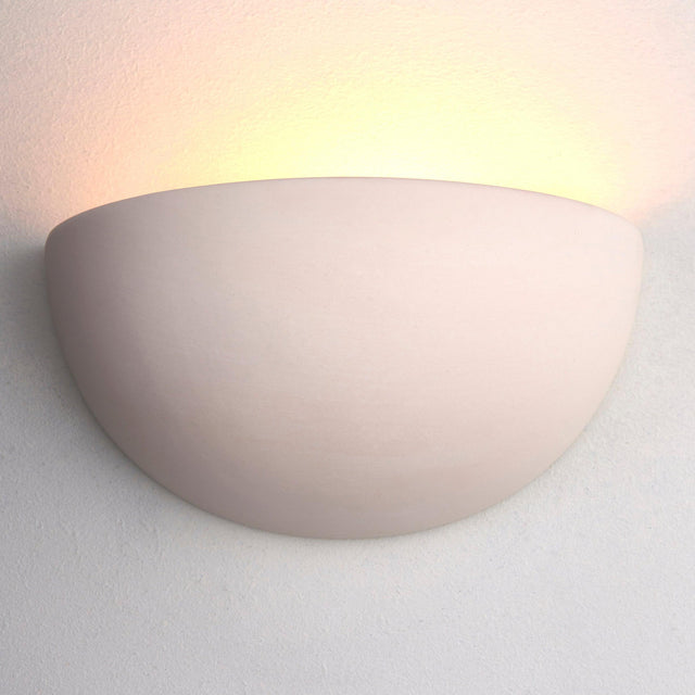 Endon Lighting - UG-WB-A - Endon Lighting UG-WB-A Pride Indoor Wall Light Unglazed ceramic Dimmable